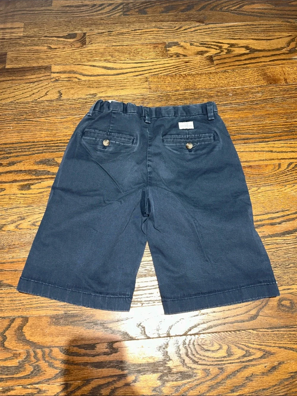 Vineyard Vines Navy Kids Flat-Front Shorts